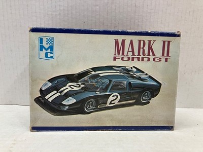 VINTAGE ORIGINAL 1960'S IMC  1/25 SCALE MARK II FORD GT MODEL KIT