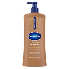 Vaseline Cocoa Radiant Body Lotion for Dry Skin with Cocoa Butter 32oz