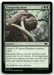 Trumpeting Herd 187/254 Modern Horizons Common