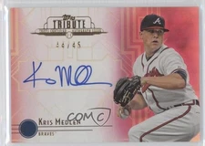 2014 Topps Tribute Auto Pink 44/45 Kris Medlen #TA-KME Auto 0b0
