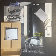 Sony MZ-RH1 Hi-MD Walkman Portable Recorder Tested Working w/ BOX ACCESSORIES