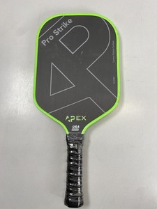 Apex Pro Strike 16mm Carbon Friction Pickleball Paddle - Green/Black