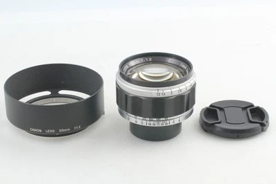 [Top COMME NEUF avec capot] Objectif Canon 50 mm f/1,2 LTM L39 à monture... - Photo 1/4