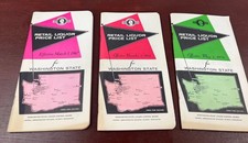 Vintage Retail Liquor Price List for Washington State 1967, 68, & 70 Pamphlets