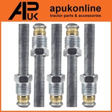 5x Fuel Pipe Straight Fitting Tail Joiner 1/2" UNF for Ford 2000 3600 Tractor