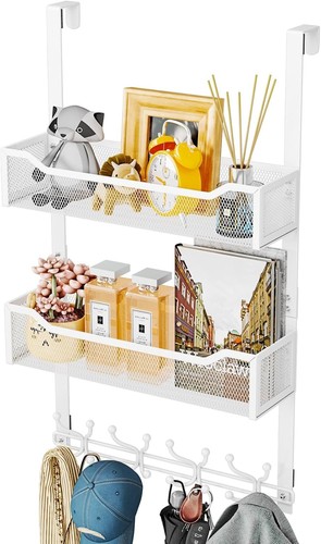 Over The Door Haken Organizer - Lang über dem Türhänger mit 16 Kleiderhaken &... - Bild 2 von 8