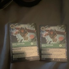Disney Lorcana Wilds Unknown Buzz Lightyear 124/204 Disney Park Cold Foil x2