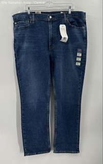 Levi's 511 Mens Blue Denim 5 Pocket Design Straight Leg Jeans Size 42X30