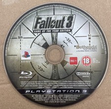 Fallout 3 Game of The Year Edition PS3 GOTY DISC ONLY - VGC