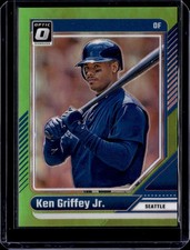 2024 Panini Donruss Optic Baseball Prizm Ken Griffey Jr. #21 Lime Green /149
