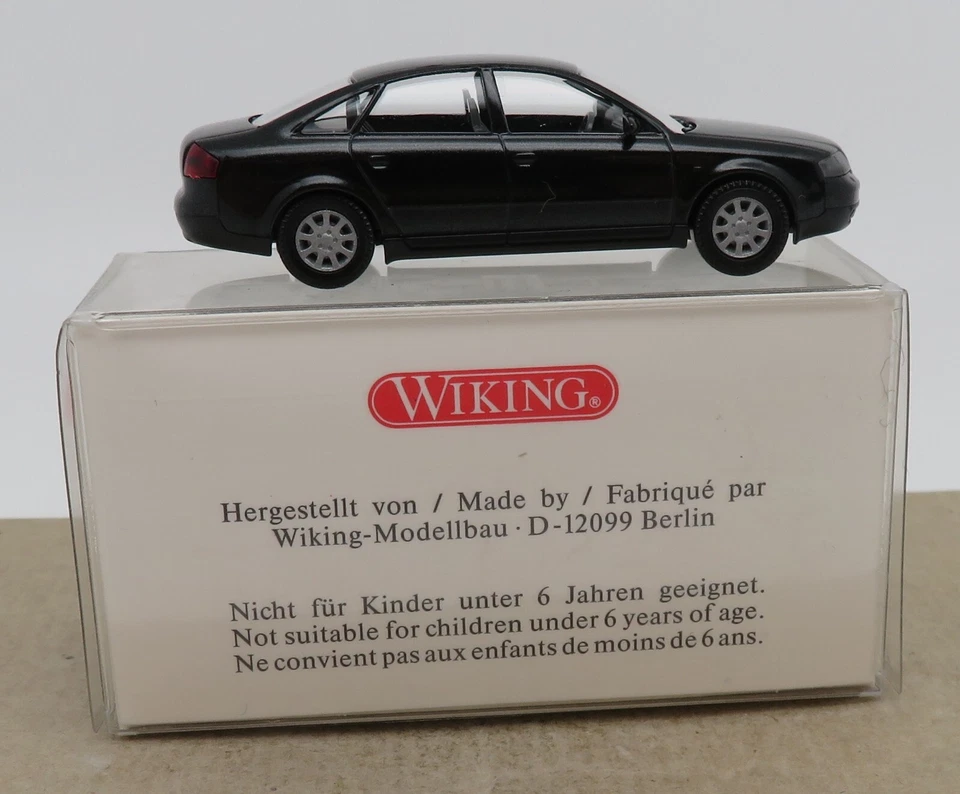 Micro Wiking Ho 1/87 Audi A6 Nera In Scatola #1240122 - Immagine 3 di 4