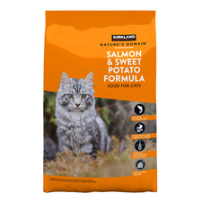 Kirkland Signature Nature's Domain Cat Food, Salmon & Sweet Potato, 18 lbs