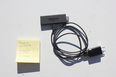 Amazon Fire Stick LY73PR (2nd Gen) with USB cable and power supply, no remote