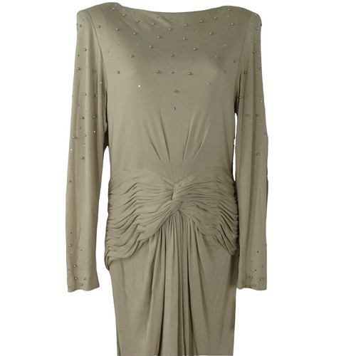 reformation rimini dress gold Size XL Yellow Silk Blend Velvet Full Length Gown CL13681505906