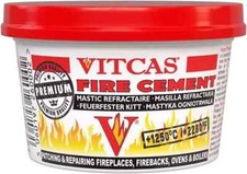 Fire Cement 500 gram White Fire Cement High Quality For Stove Fire Bricks