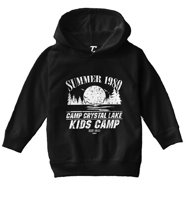 Summer 1980 Camp Crystal Lake Kids Camp - Horror Buff Toddler/Youth Hoodie