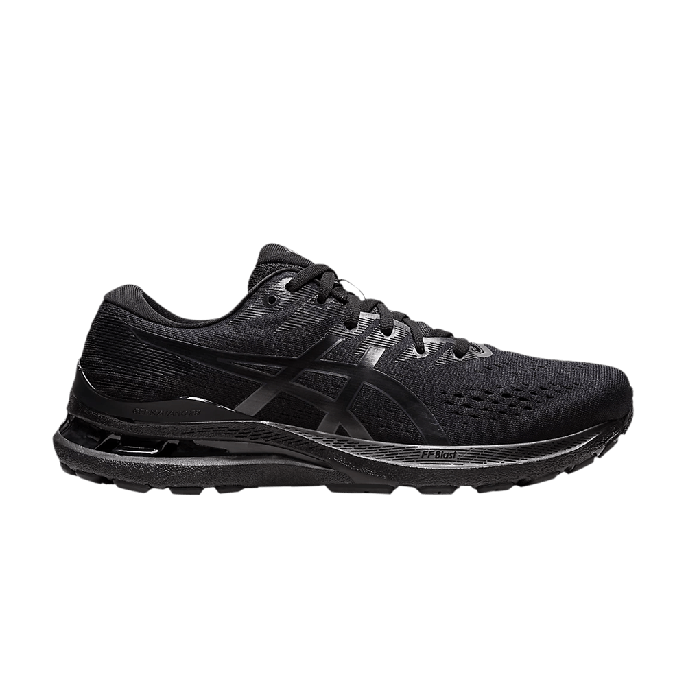 ASICS Gel Kayano 28 Running Shoes in Black Graphite Grey 1011B189-001