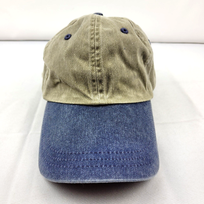 Cap Tan Blue Adjustable Baseball Hat Pacific Head Wear