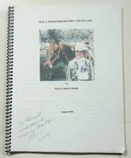 Boice Hereford History and My Life 2005 Rubel Cattle Ranch Ranching Arizona