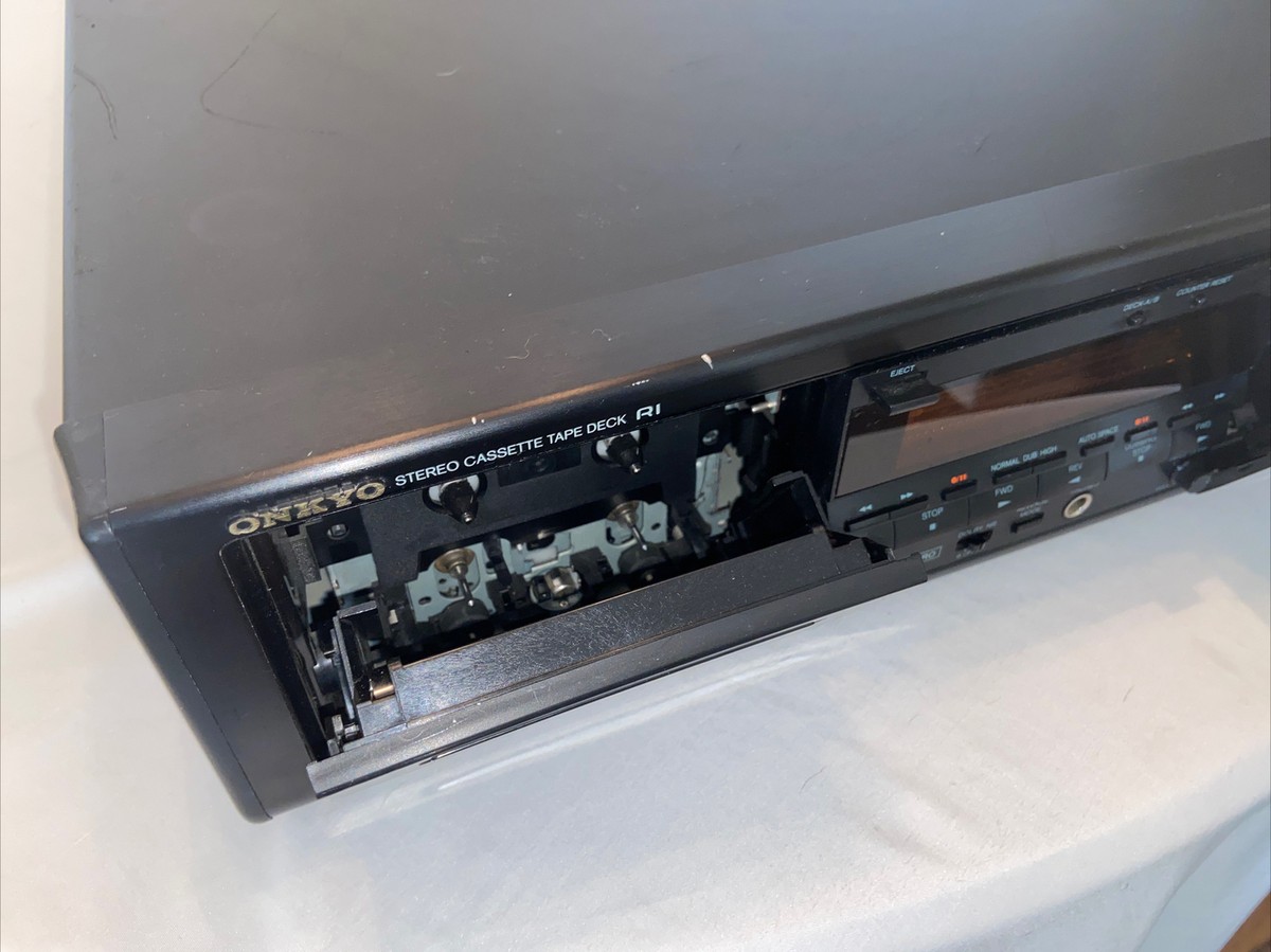ONKYO TA-RW414 Dual Stereo Cassette Tape Deck Player - Tested | eBay