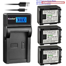 Kastar Battery LCD USB Charger for Canon BP-809 Canon VIXIA HF M31 HFM31 Camera