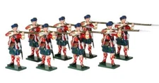 COJF-3248 - 42nd Highland Regt of Foot - French Indian Wars (Set 614) 8 Figures
