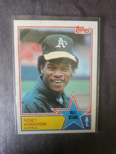 1983 Topps - All Star #391 Rickey Henderson