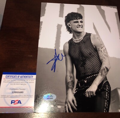 Damiano David Maneskin Rush Chosen Sexy Hot Signed 8x10 Photo PSA