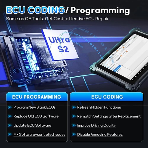 Autel MaxiSYS Ultra S2 6in1 VCMI2 Programmer Topology 3.0 4-Channel Oscilloscope