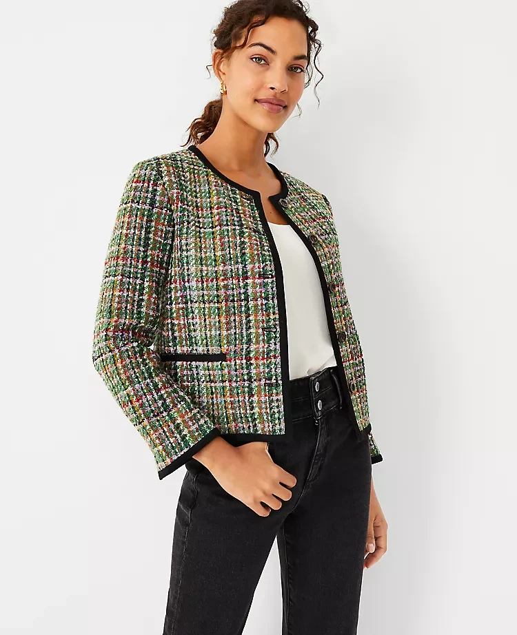 Tweed jacket cheap ann taylor