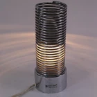 Harvey Guzzini Chrome Lamp Spring Italian MCM Mid Century Circa 1970