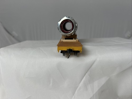 Roundhouse 1291 Union Pacific 60' Flat Car MTTX Giallo #98181 con Carico Rimovibile - Foto 3 di 5