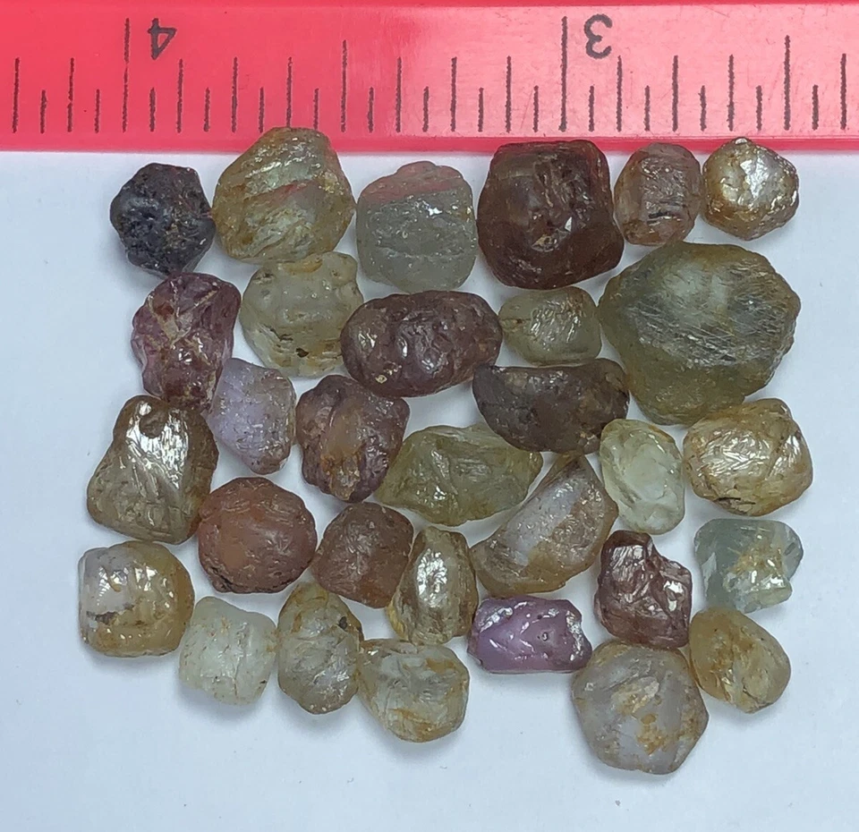 69.50 Carat Faceted Natural Bi Colour Sapphire Lot from Africa Loose gemstone - Image 4 of 4