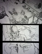 Spellbinder 2024 Original MATT HEBB Hand Drawn Interior Comics Page