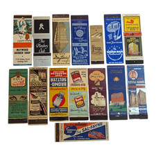 Vtg Matchbook Cover Lot Advertising Playboy Hotel Restaurant Barber Dept Store
