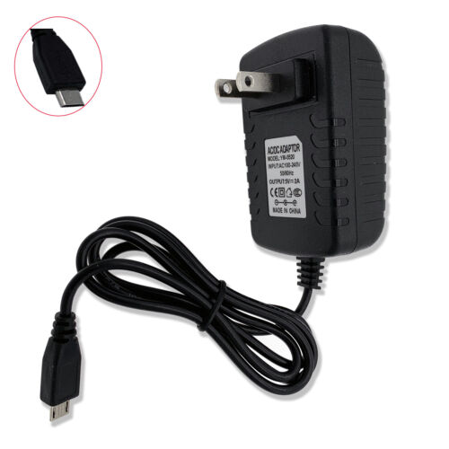 Adaptateur 5 V AC/DC chargeur mural d'alimentation pour tablette RCA 8 Apollo RCT6573W23 - Photo 1 sur 6