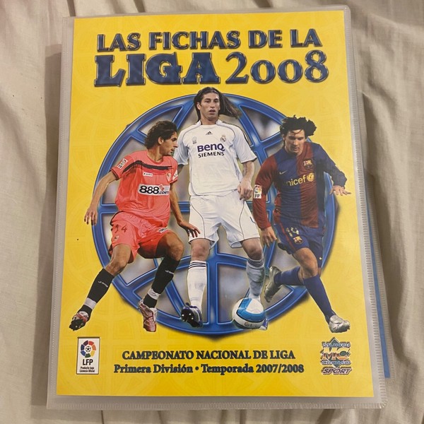 Album completo Las fichas de la Liga 2008