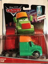 Disney Pixar Car Deluxe Circus Cab Super Chase (Imperfect Packaging) Stock Photo