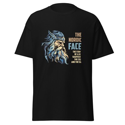 North Odin Wotan Nordland Face Mythology Valhala T-Shirt !Free Shipping!