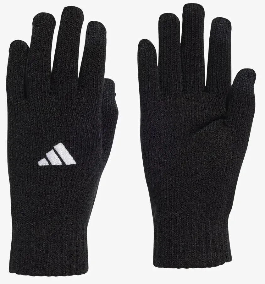 SALE Mens Genuine Adidas Winter Knit Gloves Black Accessories medium large