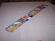 Vintage PLEATED FLORAL Neck Scarf