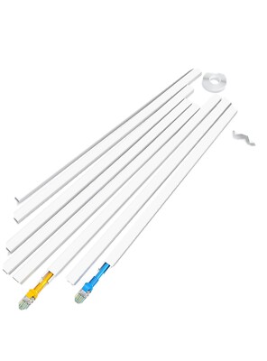 125 Cord Hider- Yecaye One Cord Channel Concealer Cord Cover Wall In White