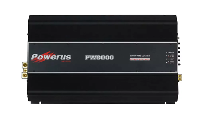 Powerus PW8000 Amplifier 1-ohm 8000W RMS 1-Channel | eBay