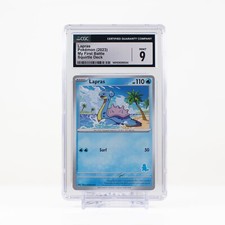 Pokemon Lapras My First Battle: Squirtle Deck 2023 - CGC 9 Mint