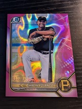 2022 Bowman Chrome Prospects Fuchsia Lava Refractor /199 Shalin Polanco #BCP-145