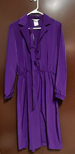 size 14 Anthony Richards Lavender Purple Dress Long Sleeve -