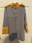 Rubies Civil War Confederate Cavalry Shell Jacket Child Size Large Grey & Gold