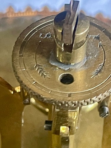 Anniversary Torsion Clock – Dome-Cased, Elegant, and Non-Working (Project Piece) - Picture 11 of 19