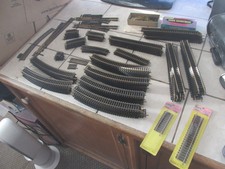 LARGE ASSORTMENT OF ATLAS HO GUAGE Track 100 Plus Pieces 9 Inch