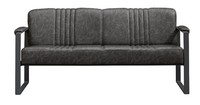 Sofa 3 Sitzer Wohnzimmer Polster Luxus Einrichtung Leder Sofa Couch Modern Neu